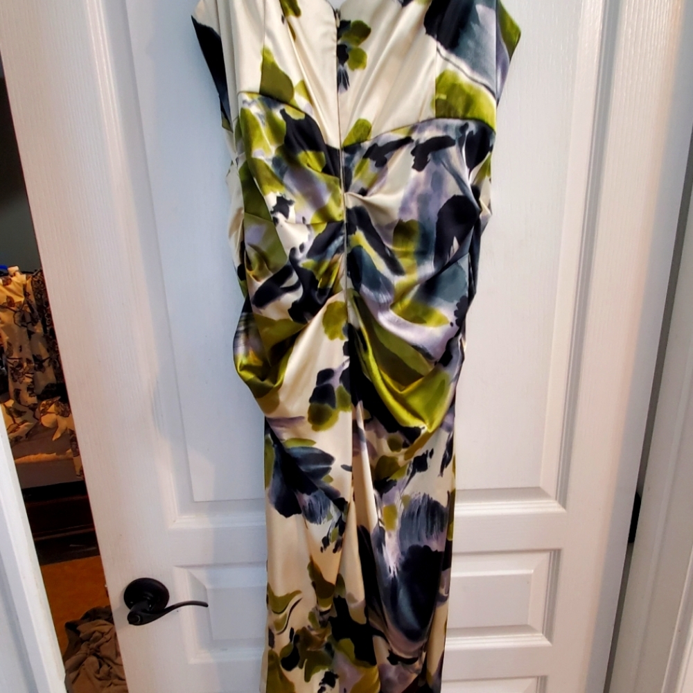 Dressbarn multi color cocktail dress